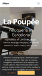 Mobile Screenshot of lapoupee.es
